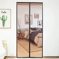 ALOHA-STORE 심플 현관 모기장100x210 브라운 방문모기장