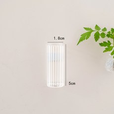 으노상점 자석화병 깨지지않는꽃병 자석 냉장고자석, 스트라이프