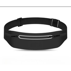 요요기프트 스포츠 초경량 벨트 가방, 1개, 블랙