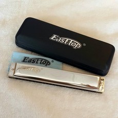 Easttop T-2403 複音口琴 銀色, 1個, G