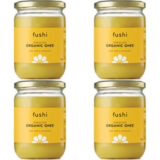 Fushi 푸시 오가닉 아유르베다 기 버터, 4개, 420g