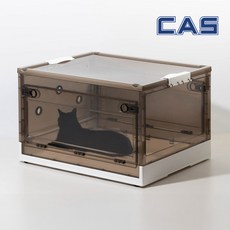카스(CAS) 케어넵 동물용 네블라이저 SS-6B 전용 강아지 고양이 케이지 산소방, 1개, 85L