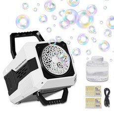 2025년 결혼식/야외 파티 필수 생일 선물용 USB 또는 배터리로 작동하는 LED 조명 자동 버블 블로워