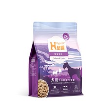 Hyperr超躍 狗狗凍乾生食 鮭魚羊肉, 500g, 1個, 糧食