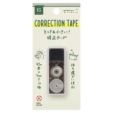 미도리 톳테모 치이사이 수정테이프 XS 5mm x 4.2m, 블랙, 1개