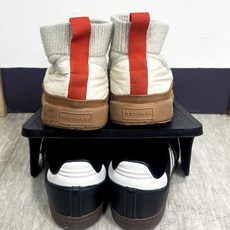 구두 운동화 보관함 25x21cm 튼튼한 2단 신발 받침대, 1개