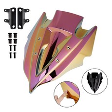 Kawasaki Z500 2024-2025 抗壓擋風鏡，極限超快感，防風抗壓，清晰視野，提升騎乘安全, 黑彩, 1個