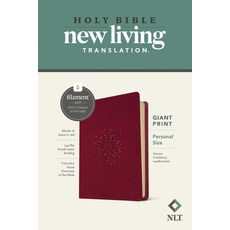 NLT Personal Size Giant Print Bible Filament Enabled Edition (Red Letter Leatherlike Aurora Cranb... Imitation Leather, Tyndale House Publishers, English, 9781496460899