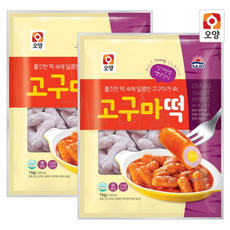사조오양 고구마떡 1kg, 2개