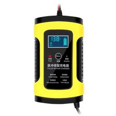 자동차 점프 스타터 오토바이 차량 배터리 고출력 충전기, 12V 완전 지능형 충전기 (업그레이드), 1개