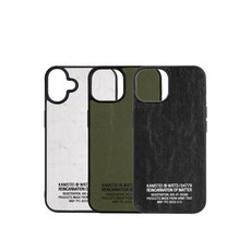 (국내배송정품) KANEITEI LETTERING PRINT IPHONE CASE / UPCYCLED K24F-CAS-414 110856