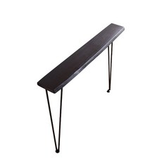 원목 현관 테이블 초슬림 콘솔 호텔 민박 인테리어, 80cm 90cm