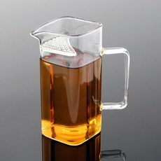 [로하티] 스퀘어 내열유리 거름망 숙우(300ml), 상세페이지 참조, 상세페이지 참조