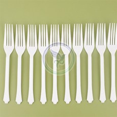 더가몽 캠핑용포크 일회용디저트포크