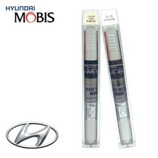 차량용도색페인트 붓펜타입 쏘나타DN8 옥스포드블루, 투명페인트