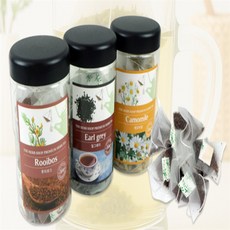 레코멘 허브티용기 얼그레이차, 캐모마일, 1.2g, 1, 25