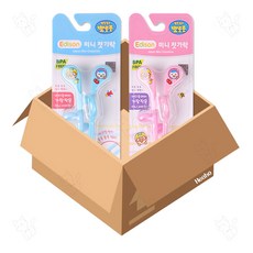 에디슨 뽀로로 미니젓가락 오른손용 2종, 1세트, 블루+핑크