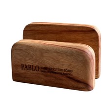 나무 도마거치대 원목 엔드그레인 받침대, 캄포, 1개, 도마 두께 35~40mm