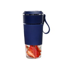 【台灣 可碎冰】隨行果汁機 輕便型榨汁機 隨身果汁杯 迷你电动榨汁杯 USB充電 家用小型榨汁機 公司团建伴手礼物, 璃杯身6葉刀 高續航+快速榨汁_3, 1