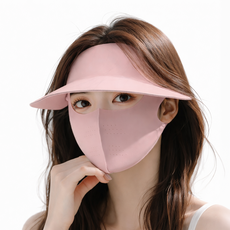 비플로 쿨에어 썬가드 풀페이스 자외선차단 마스크, 쿨라이트핑크, 1개