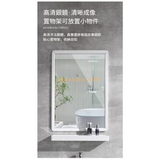 壁掛式陶瓷迷你洗手盆，小戶型浴室洗臉盆，多尺寸可選, 1個, 鏡子+置物架
