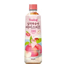 티로그 납작복숭아 아이스티 홍차 제로칼로리, 500ml, 12개