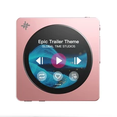 피오 스노우스카이 디스크 휴대용 음악 플레이어 HIFI 고해상도 블루투스5.4 WiFi USB MP3 오디오 SPDIF 지, 06 Pink