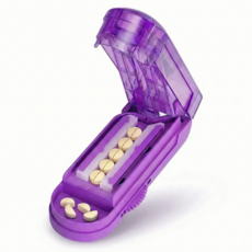 온스텔라 다중절단 알약 커팅기 케이스, 1개, 보라