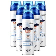 질레트 스킨텍 쉐이브 젤, 195g, 7개