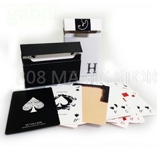 808 MAGIC 魔術道具 Yu Ho Jin manipulation cards (柳豪鎮 黑白薄牌), 1個