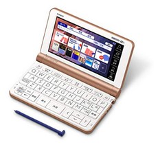 CASIO 카시오 영어 일본어 단어 전자 어학 번역 사전 XD-SXN85BN, 화이트 로즈 골드 + 보너스 + 전자사전+케이스 화이트