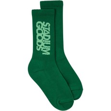 스타디움굿즈 로고 프린트 크루 양말