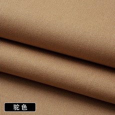 純棉紗卡斜紋布料 水洗棉加厚服裝面料, 駝色 半米價, 1個
