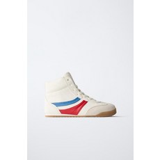 자라 ZARA 레트로 하이탑 슈즈 - 화이트 938307