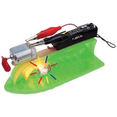 신기한 과학수업 진동 LED 청소자동차 만들기 진동모터 사이언스키트 기계장치 축바퀴, 4개