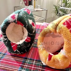 강아지 산타 트리 모자 L사이즈 애완견 액세서리 개성 아이템 개별 용품 스타 일링 파티, 그린