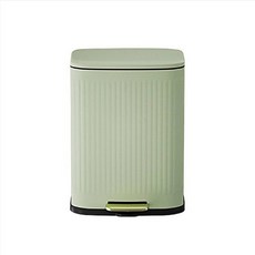 페달휴지통 쓰레기통 거실 주방 사무실 매장 미니쓰레기통 6L, 화이트, 화이트