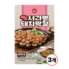 [본사직영]대구 서라벌푸드 돼지 초벌 막창 막장소스포함, 3개, 420g
