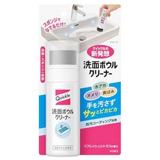 일본 카오 퀵클 세면대 클리너 본품 100ml 쉽게 화장실 청소가 가능한 스폰지 일체형, 1개