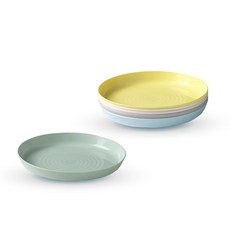 IKEA KALAS 環保彩色餐具組6入裝，防撞防摔無毛邊，食品級學習餐具，現貨發票, 1個, 彩色食物盤(6入)