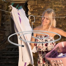 2개입 나선형 건조대 세탁 걸이 다기능 침대 시트 담요 목욕 타월 공간 절약형