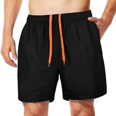 MADHERO 남성용 지퍼 포켓이 있는 수영 트렁크 빠른 건조 수영복 메시 안감 블랙 블루/다크 그레이 2개 팩 XXL