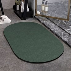 대형 규조토 발매트 주방매트 01 80x120CM 욕실매트 발닦개, 1개, J. 라운드 그린