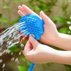 애견 애묘 실리콘 목욕 마사지 샤워헤드 브러쉬 애완79m1+5QwS