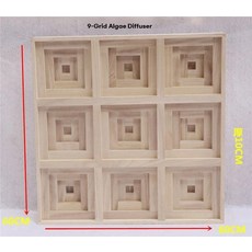 사운드 방음 음향 여수 30CM6계 옵션02 2차 확산판 음향디퓨져 음향판