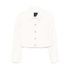 핀코 크롭 버튼 재킷