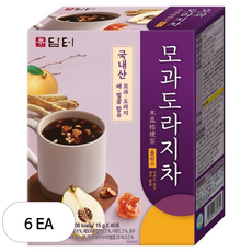 담터 모과 도라지차 플러스, 15g, 40개입, 6개