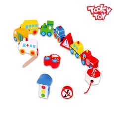유아 감각발달 교구 12개 자동차 블록 실궤기, 1