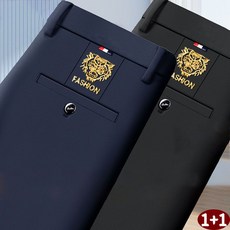 1+1빅사이즈 남성 스판 링클프리 오피스룩 고급스러운 데일리룩 루즈핏 프린팅 정장 패션 아빠 팬츠