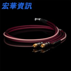 Albedo Phono DIN to RCA 訊號線 單結晶銀 黑膠線, 1M